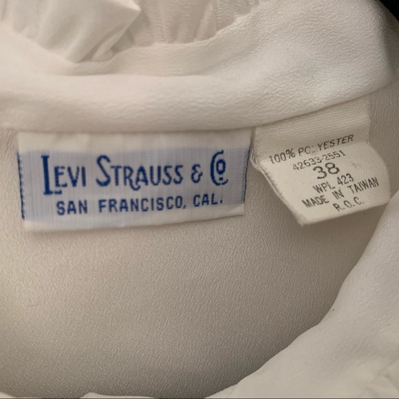 Vintage Women’s Levi Strauss Button Down Shirt 38 - Picture 4 of 7